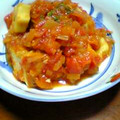 お蘭's cooksnap of when they made 厚揚げのトマト煮.