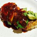 スマイル♡'s cooksnap of when they made 簡単 ハンバーグ（チーズ、アボカド）.