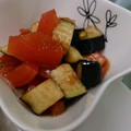 にょろもん's cooksnap of when they made めっけもん♪簡単！なすとトマトの中華和え.