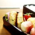 すみッコぐらし's cooksnap of when they made ◆簡単お弁当◆かまぼこｄｅ枝豆サンド.