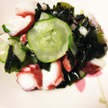 マルボロマルコ's cooksnap of when they made きゅうりとワカメとタコの酢の物.