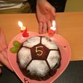 クック3IJVP1☆'s cooksnap of when they made 簡単◎チョコケーキでサッカーボールケーキ.