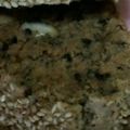 ma___111's cooksnap of when they made 黒ごまきな粉とチーズのマフィン.