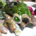 MaYoめし's cooksnap of when they made 簡単！豚肉のスナップえんどう大葉巻き♪.