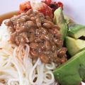 ★いちごラテ★'s cooksnap of when they made アボカド納豆キムチそうめん.