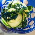 Ｓuuu's cooksnap of when they made わかめときゅうりのゴマたっぷりサラダ.