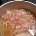 あゆまん's cooksnap of when they made 新玉ねぎto切り干し大根のスープ.