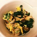 ﾏﾅﾐｸﾛ's cooksnap of when they made ほうれん草とシイタケの玉子とじ.