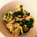 ﾏﾅﾐｸﾛ's cooksnap of when they made ほうれん草とシイタケの玉子とじ.