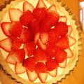 yuukiichi's cooksnap of when they made ストロベリー♥ レアチーズタルト.
