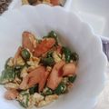 ☆゜｡まめぽん｡゜☆'s cooksnap of when they made 農家ﾏﾏﾝの３分料理【たまごピーマン】.