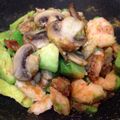 チャッピのにーさん。's cooksnap of when they made 簡単！エビとアボガドのガーリックソテー.