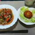 ちきakki's cooksnap of when they made かぼちゃの煮物でコロッケ！.