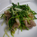 たくやときみこ's cooksnap of when they made 水菜と豚肉炒め　味付けは塩胡椒だけ♪.