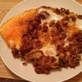 クックYG8KMI☆'s cooksnap of when they made ウチのオープンオムレツ✿～ハンバーグ味～.