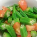 ナラベル's cooksnap of when they made トマトとオクラのお浸し.