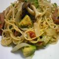momotaroxx's cooksnap of when they made アボカドと香ばしいにんにくのパスタ.