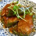 ナベサチ's cooksnap of when they made 意外と簡単☆ピーマンの肉詰め.