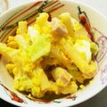 クックDDWN8U☆'s cooksnap of when they made キャベツとタマゴとハムの春色サラダ。.