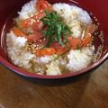 ingen565's cooksnap of when they made 刺身の漬け丼〜お茶漬け☆.