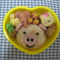 くまのまるちゃん's cooksnap of when they made おにぎり型で可愛く卵焼き♪キャラ弁.