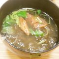 反省堂書店（のぐち）'s cooksnap of when they made とろろ昆布と三つ葉のお吸い物～梅干し風味.