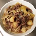 クックD0KD41☆'s cooksnap of when they made めんつゆで簡単☆肉じゃが.
