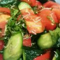 桃さる's cooksnap of when they made トマト大量消費☆トマトの青しそサラダ☆.