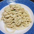 むぎ茶ん♪'s cooksnap of when they made アボカドと鮭の濃厚クリームパスタ♡簡単♡.