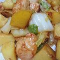 ﾆﾄﾝ's cooksnap of when they made 鶏肉とじゃがいものニンニクバター醤油炒め.