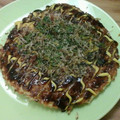 ＣｈａａＣｈａｎ's cooksnap of when they made 残りそうめん救済!!ウマウマお好み焼き♪.