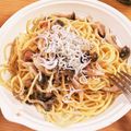 minekoaya's cooksnap of when they made 簡単！きのこ＆たらこのスパゲッティ.
