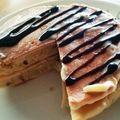 ハチワレねこ's cooksnap of when they made 栗の甘露煮でふわふわパンケーキ☆消費に！.
