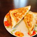 むうたしゅ's cooksnap of when they made 朝ごはん＊ハムエッグトースト＊.