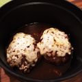 fruhling's cooksnap of when they made ストウブ鍋煮込みハンバーグ　ジューシー.