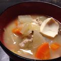 RU・おちび's cooksnap of when they made 具沢山！我が家の美味しい✧とん汁✧.