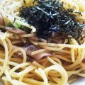 ヨッチこ's cooksnap of when they made 簡単！しらすと海苔と大葉のパスタ.