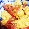 なりこ☆'s cooksnap of when they made トマトの卵炒め 今日は洋風～♪.