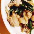★華ちぃ★'s cooksnap of when they made 豚バラとにんにくの芽の炒め物.