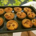 しのばぁたん's cooksnap of when they made オリーブオイル♥チョコバナナマフィン.