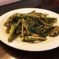 p0u02's cooksnap of when they made 食べすぎ注意！ゴーヤの揚げないフライ！！.