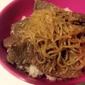 東洋カメリア's cooksnap of when they made 簡単♪ホントに美味しい牛丼♪.