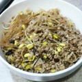 ちまろくさん's cooksnap of when they made 節約救済★春雨ともやしと挽き肉の炒め煮.