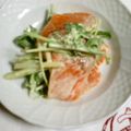 バウンド's cooksnap of when they made 水菜とサーモンのサラダ.