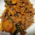 あゆりんちょ's cooksnap of when they made かぼちゃ&オクラの挽肉炒め煮.