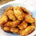 ebiholic's cooksnap of when they made 簡単♪しっとりむね肉のごまケチャ炒め♡.
