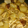 ミクヲ's cooksnap of when they made 大根ときのこと豚肉の炒め煮.