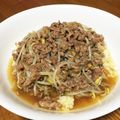 まちゃみ1225's cooksnap of when they made ひき肉もやしのあんかけ炒飯.