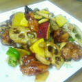 や～たん食堂's cooksnap of when they made 秋野菜と鶏肉の甘辛炒め♥.