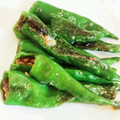 うさご's cooksnap of when they made 甘長とうがらし（しし唐）、焼いただけ。.